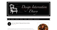 Desktop Screenshot of designinterventiondiary.com