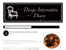Tablet Screenshot of designinterventiondiary.com